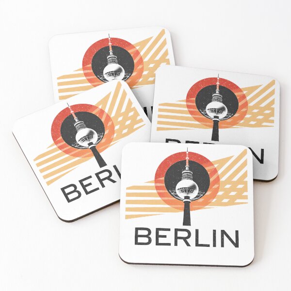 Item preview, Berlin Capital of Cool – Bauhaus TV Tower Art Print, Germany Travel Poster, Geometric Wall Art Gift designed and sold by OzzFrequency.