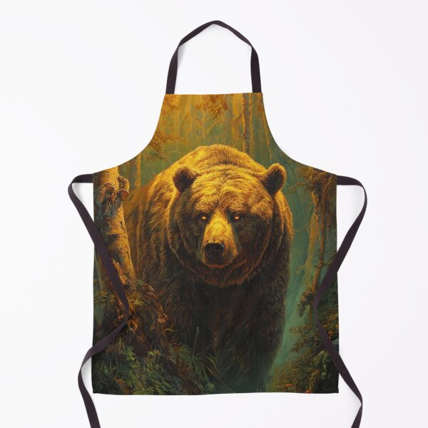 Item preview, Bear in the Golden Air (V2) designed and sold by SabaMirzique.