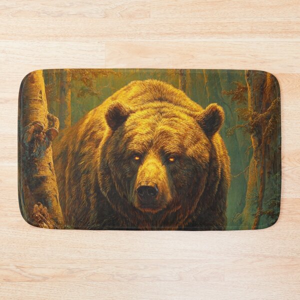 Item preview, Bear in the Golden Air (V2) designed and sold by SabaMirzique.