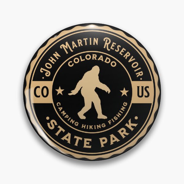 Item preview, John Martin Reservoir State Park - Retro Bigfoot design - Colorado designed and sold by CattlettArt.