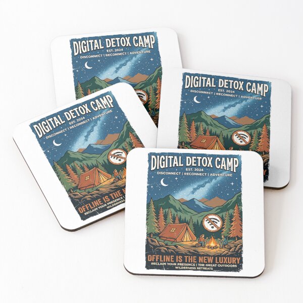 Item preview, Digital Detox Camp - Offline is the New Luxury designed and sold by FlamaC.