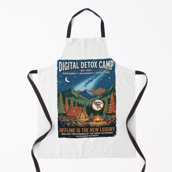 Item preview, Digital Detox Camp - Offline is the New Luxury designed and sold by FlamaC.