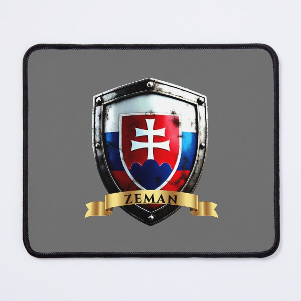 Artikelvorschau, Zeman Slovakia Family Name Shield entworfen und verkauft von Highlandkings.