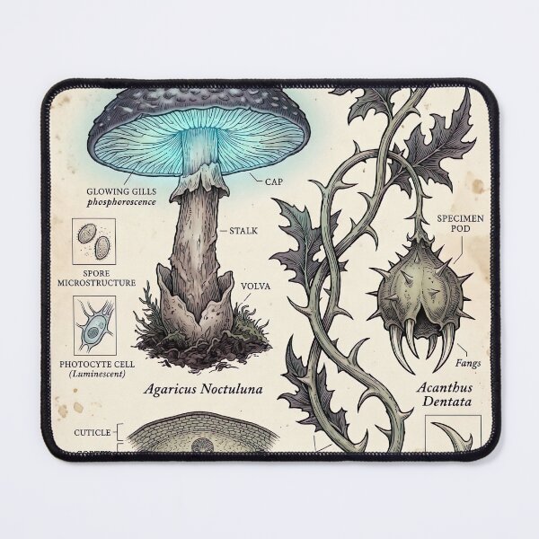 Item preview, Topographical Survey & Field Guide of The Dreary Woods - Vintage Fantasy Map Print designed and sold by lord-of-skins.