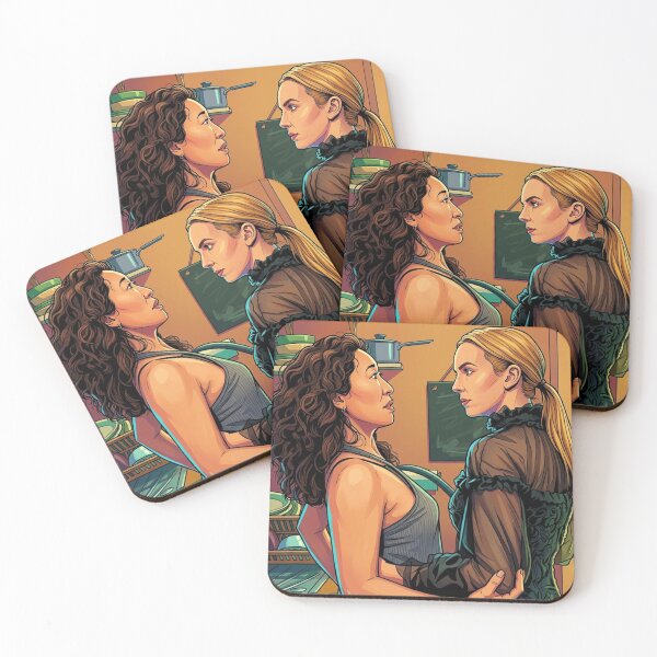 Item preview, Villanelle Eve Date Night Jodie Comer Sandra Oh TV Lgbtq+ designed and sold by Mind Space.