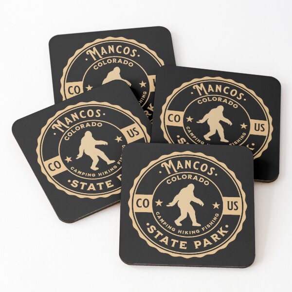 Item preview, Mancos State Park Colorado - Retro Bigfoot design - Colorado designed and sold by CattlettArt.
