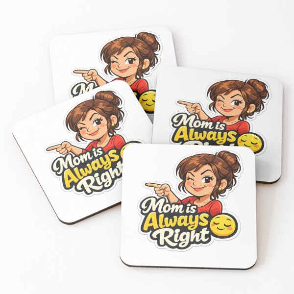 Item preview, Mom is Always Right Sticker ? | Funny Mom Quote Decal | Sarcastic Mom Humor Gift | Cute Mother’s Day Sticker | Laptop Water Bottle Sticker designed and sold by Sidra digital art 8277237.
