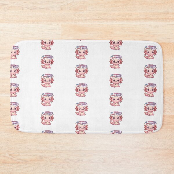 Item preview, Kawaii Axolotl No Thoughts Head Empty Pastel Sticker designed and sold by AidaAviles.