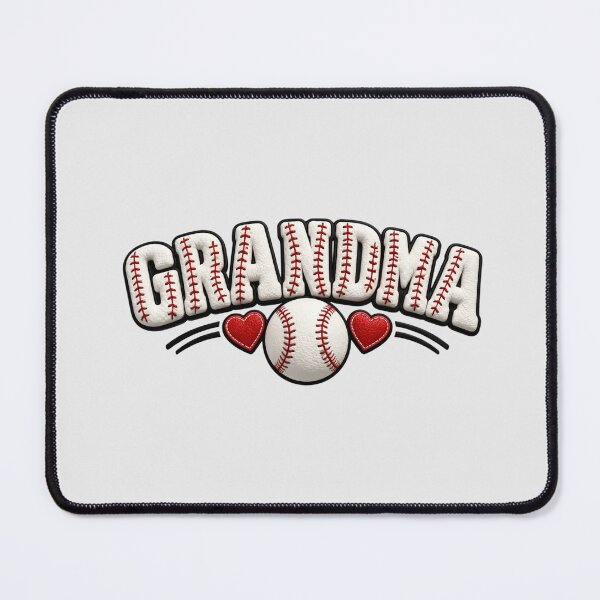 Item preview, Greatest Baseball Grandma - Stitched Heart Sporty Gift designed and sold by Lozarux.