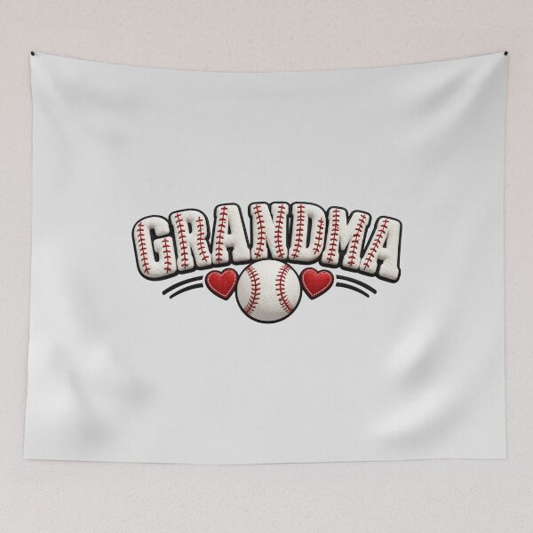 Item preview, Greatest Baseball Grandma - Stitched Heart Sporty Gift designed and sold by Lozarux.