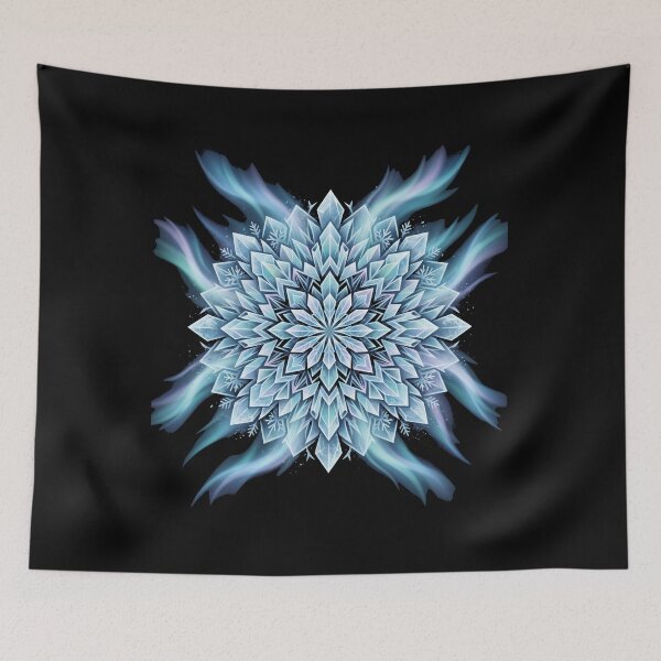 Item preview, Glacier Blue Serenity - Frozen Dreamscape designed and sold by FlamaC.