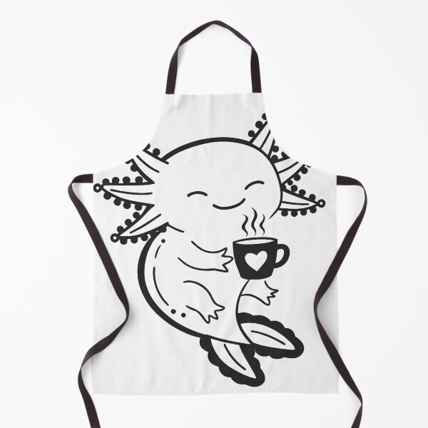 Item preview, Cute Kawaii Axolotl Coffee Lover Sticker designed and sold by CutRootCo.