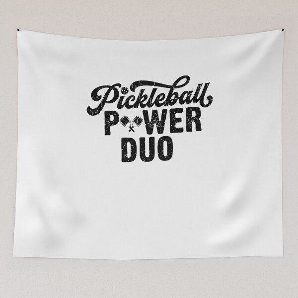Item preview, Pickleball POWER DUO Distressed Paddles Player designed and sold by snowry.