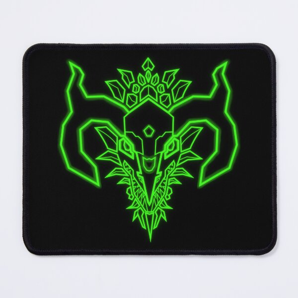 Item preview, Neon Green Dragon Head – Cyberpunk Geometric Glow Beast designed and sold by Neon_Ronin.