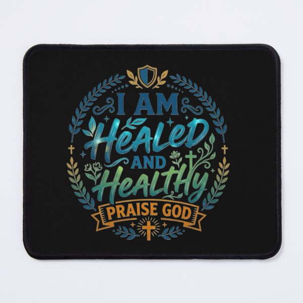 Item preview, I Am Healed And Healthy, Praise God designed and sold by wgsproductline.