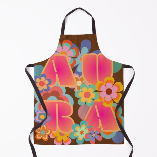 Item preview, Aura bright pink gradient boho flowers designed and sold by InkRiot Studios.