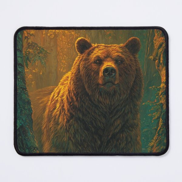 Item preview, Bear in the Golden Air (V4) designed and sold by SabaMirzique.