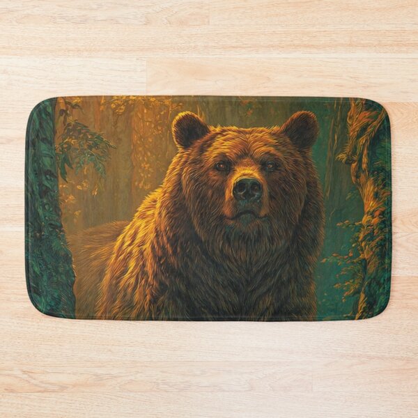 Item preview, Bear in the Golden Air (V4) designed and sold by SabaMirzique.