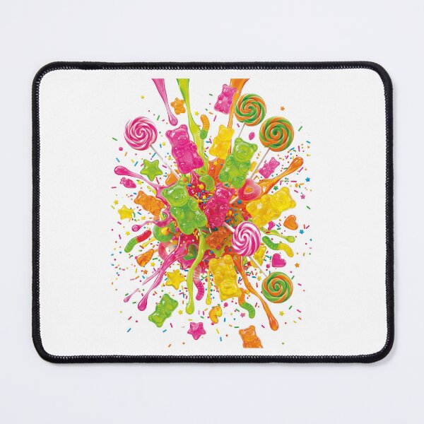 Item preview, Gummy Pop Explosion - Candy Chaos Delight designed and sold by FlamaC.