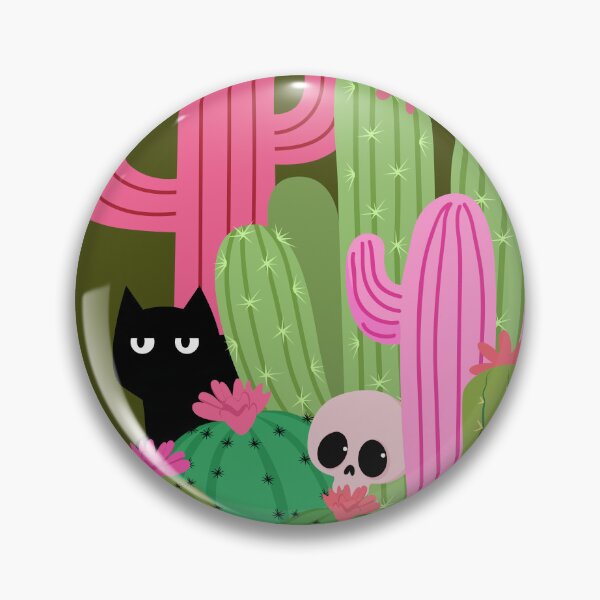 Item preview, Desert cactus kitty hiding spot designed and sold by InkRiot Studios.