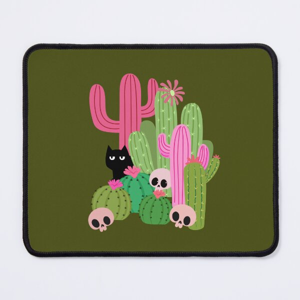 Item preview, Desert cactus kitty hiding spot designed and sold by InkRiot Studios.