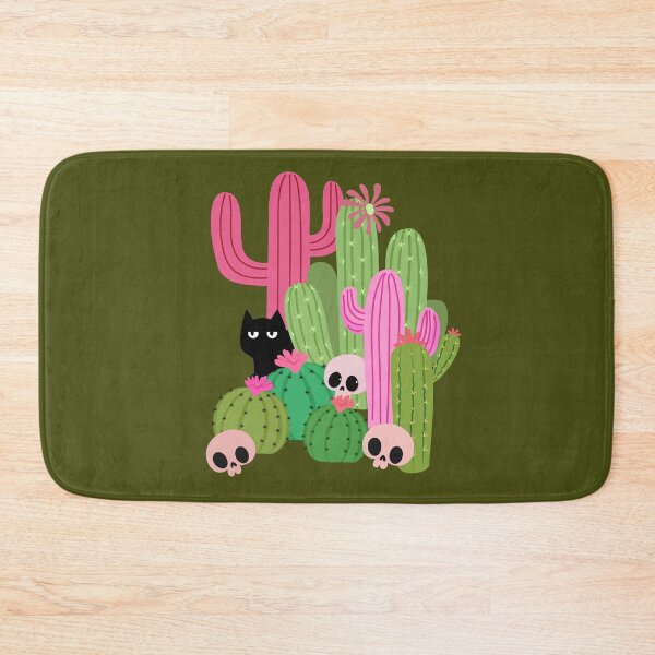 Item preview, Desert cactus kitty hiding spot designed and sold by InkRiot Studios.