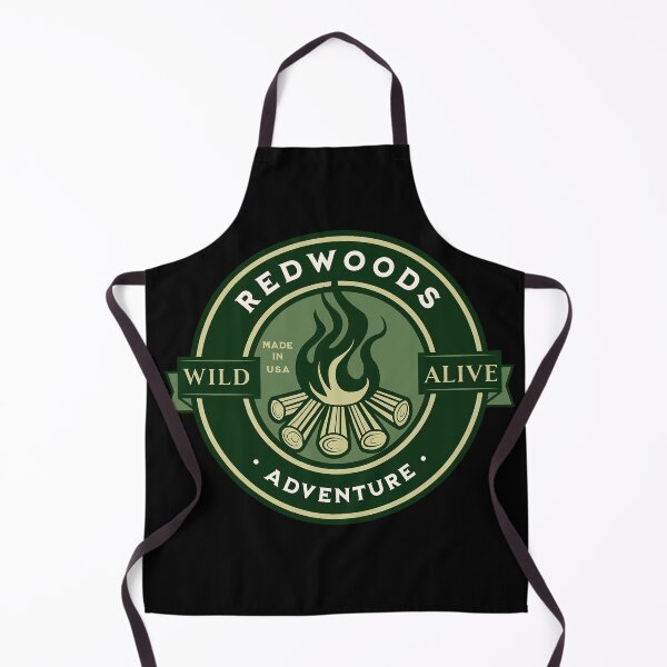 Item preview, Redwoods National Park Campfire Emblem –  Sequoia - Vintage California designed and sold by CattlettArt.