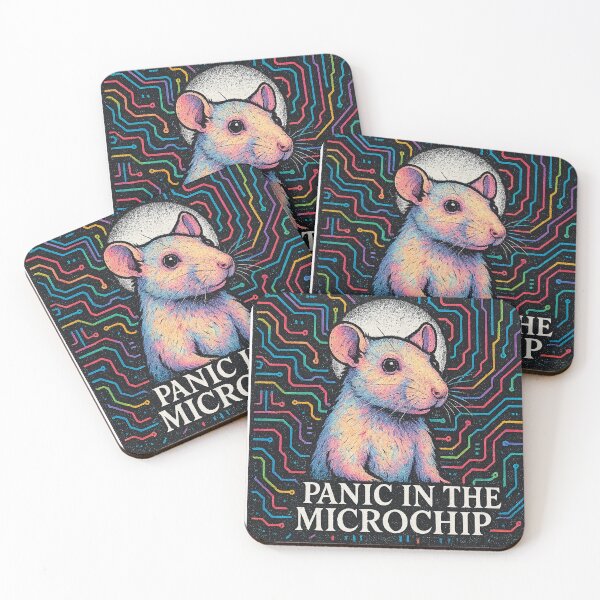 Item preview, panic in the microchip designed and sold by UnhingedAttire.