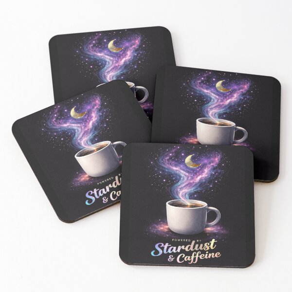 Item preview, Stardust and Caffeine — Coffee Galaxy Art, Space Lover Gift designed and sold by DesignLab13.