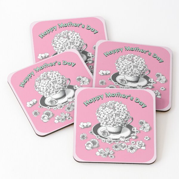 Item preview, Happy Mother's Day Flowers in a Tea Cup designed and sold by cremedecolor.