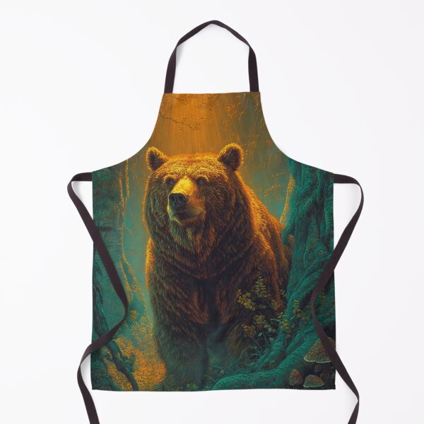 Item preview, Bear in the Golden Air (V3) designed and sold by SabaMirzique.