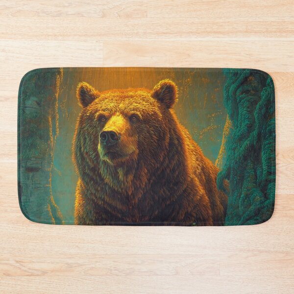 Item preview, Bear in the Golden Air (V3) designed and sold by SabaMirzique.