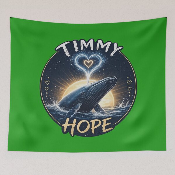 Item preview, Timmy Hope – Whale of Light, Love & Freedom designed and sold by MariMarArt.