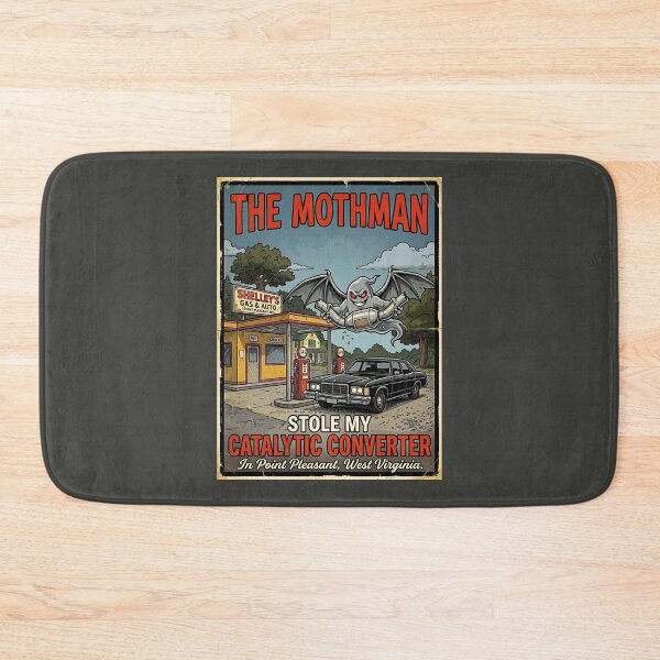 Item preview, the mothman stole my Catalytic converter designed and sold by gear-posters.