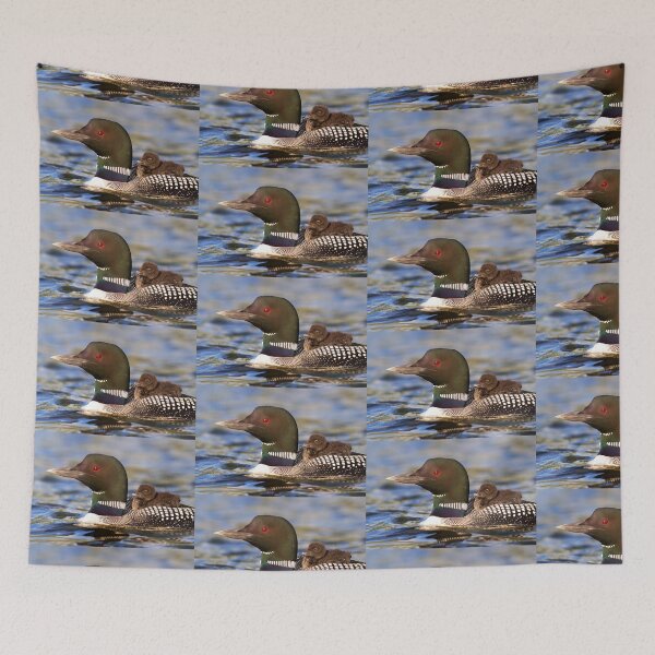 Item preview, Common loon and chick designed and sold by James Cumming.