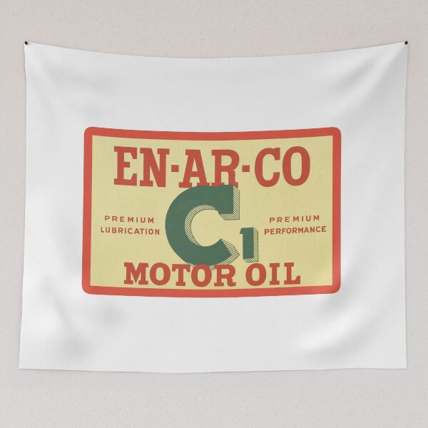 Item preview, Vintage En Ar Co Motor Oil designed and sold by QuayTradingCo.