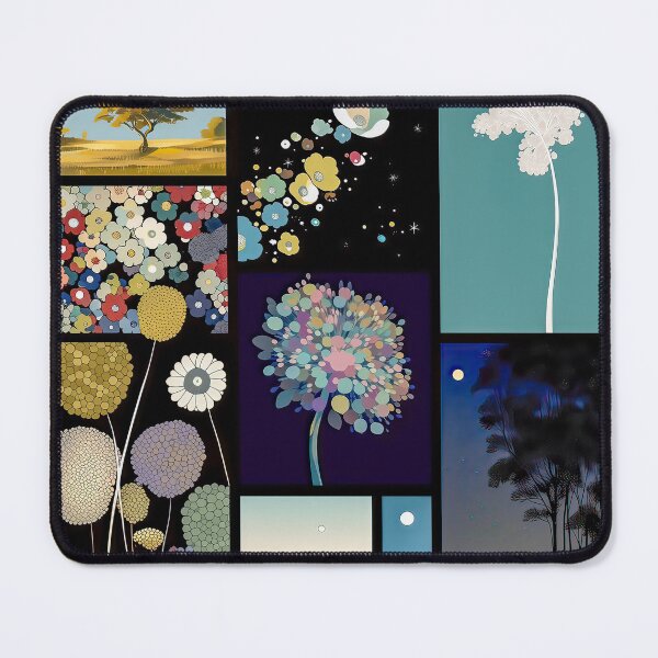 Item preview, Floral and Moon Montage designed and sold by JPugliese.