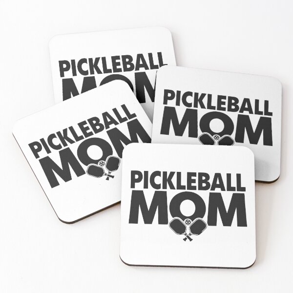 Item preview, Pickleball Mom Crossed Paddles Sporty Sticker Gift designed and sold by CutRootCo.