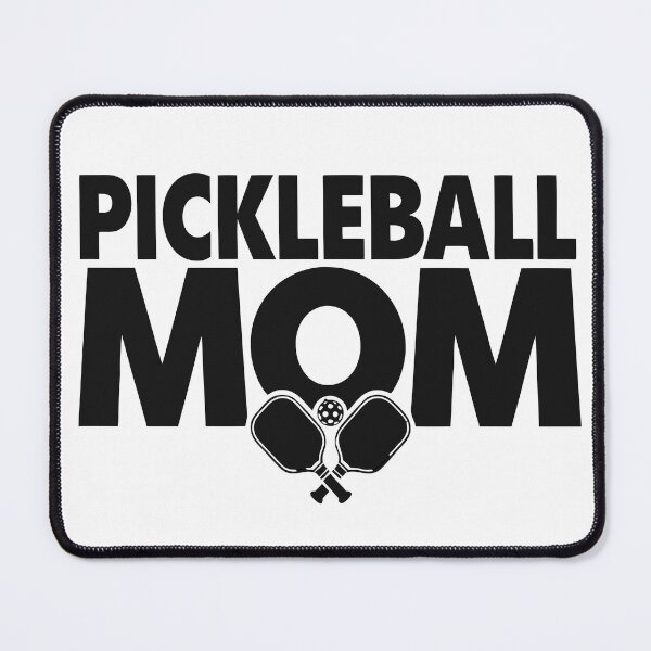 Item preview, Pickleball Mom Crossed Paddles Sporty Sticker Gift designed and sold by CutRootCo.