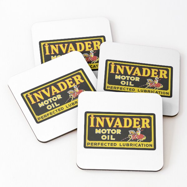 Item preview, Vintage Invader Motor Oil designed and sold by QuayTradingCo.