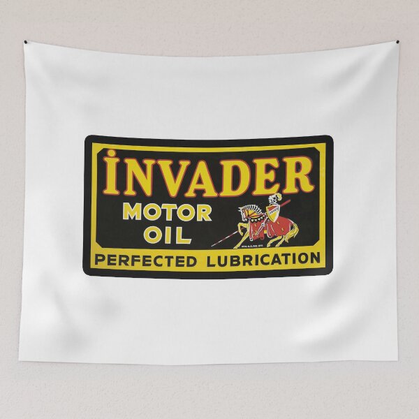 Item preview, Vintage Invader Motor Oil designed and sold by QuayTradingCo.