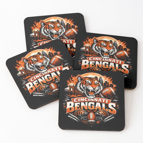 Item preview, Cincinnati Football Tiger Design Orange Black Gridiron Fan Shirt American Football Graphic Tee designed and sold by GarnerSupplyCo.