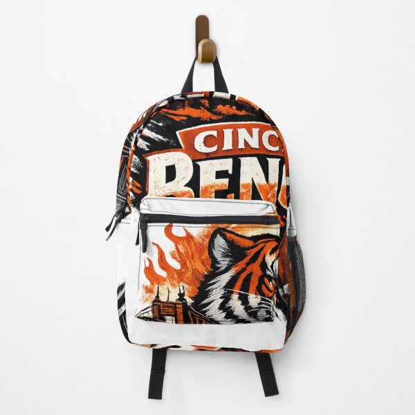 Item preview, Cincinnati Football Tiger Design Orange Black Gridiron Fan Shirt American Football Graphic Tee designed and sold by GarnerSupplyCo.