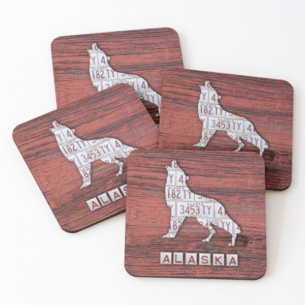 Item preview, Alaska License Plate Husky designed and sold by Elisabeth Lucas.