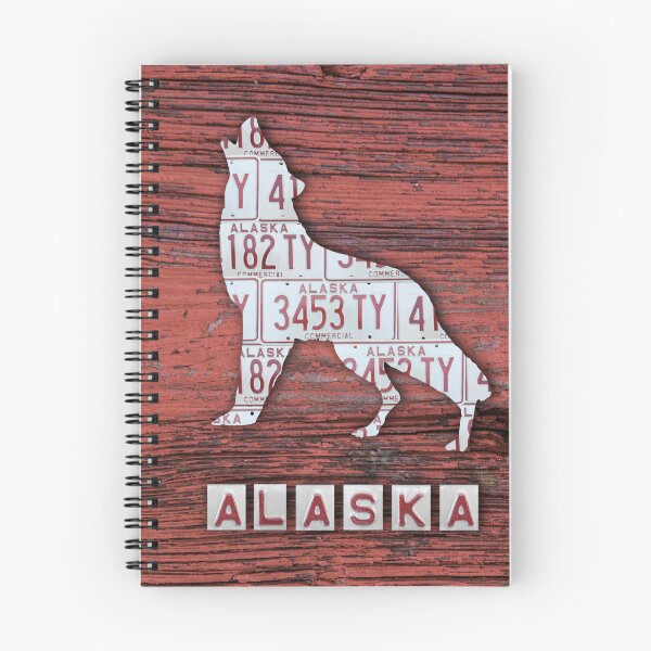 Item preview, Alaska License Plate Husky designed and sold by Elisabeth Lucas.