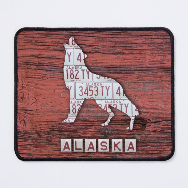 Item preview, Alaska License Plate Husky designed and sold by Elisabeth Lucas.
