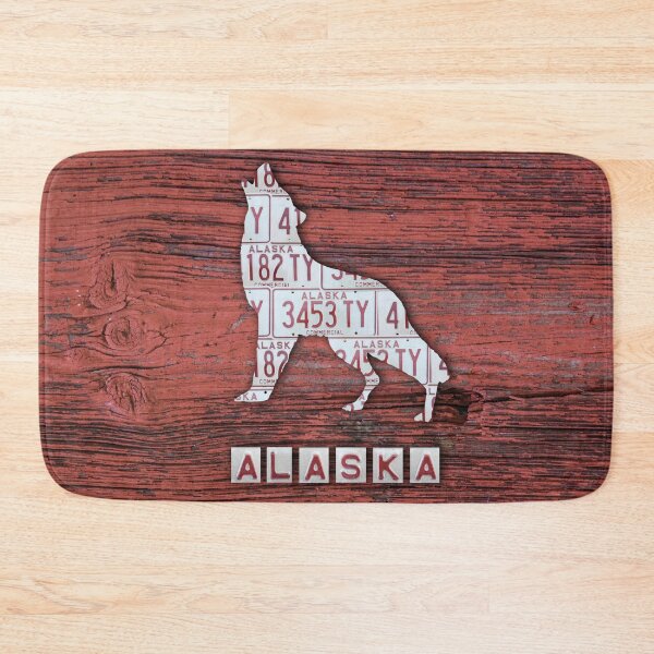 Item preview, Alaska License Plate Husky designed and sold by Elisabeth Lucas.