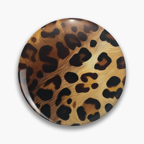 Item preview, LEOPARD animal print pattern, realistic animal fur Jaguar spots golden textured effect,  brown and black spotted animal skin texture  designed and sold by navitalidesign.