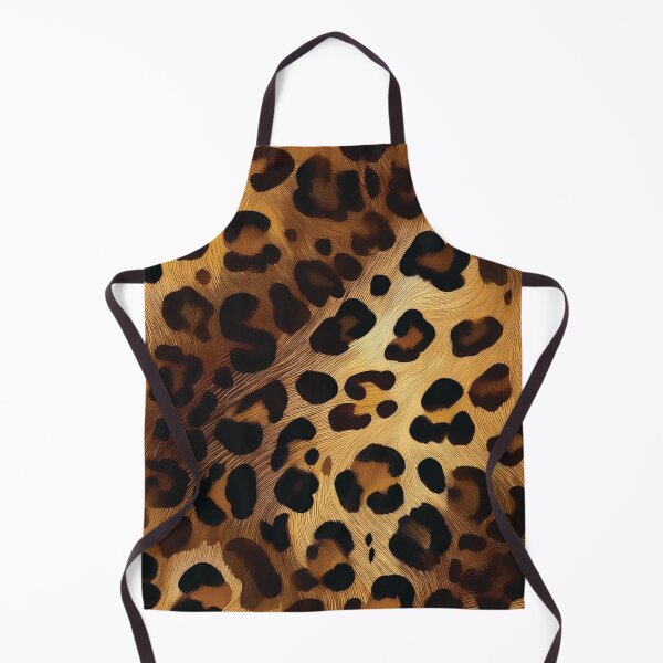 Item preview, LEOPARD animal print pattern, realistic animal fur Jaguar spots golden textured effect, brown and black spotted animal skin texture designed and sold by navitalidesign.