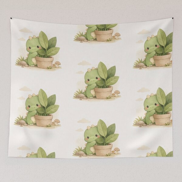 Item preview, Dinosaur – Soft Minimalist Animal Illustration designed and sold by NytasCraftHub.